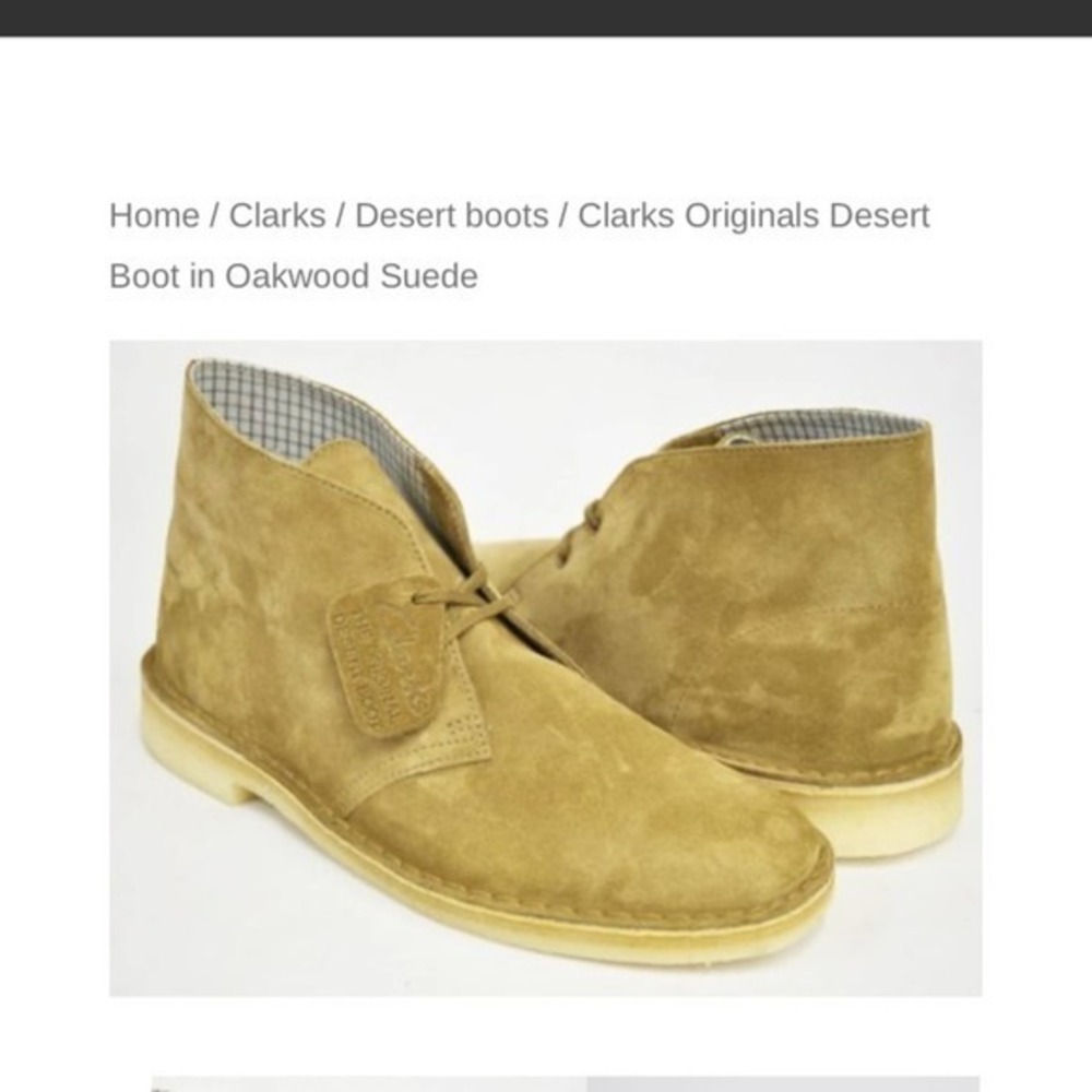 Clarks Original Desert Boot Oakwood Suede